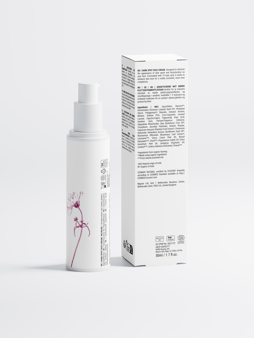 Dark Spot Face Cream with Kojic Acid